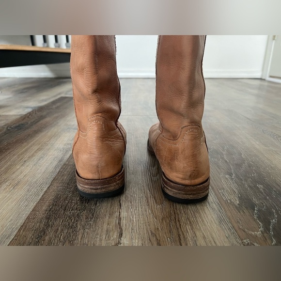 Spirit by Lucchese Tan Western Riding Leather Boots - Picture 13 of 16